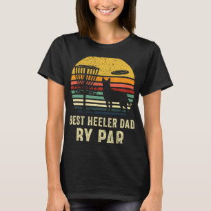 Camiseta Mejor regalo para papá Red Blue Heeler Cattle Dog 