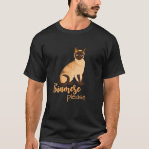 Camiseta Mejor regalo siamés por favor Cat Lover