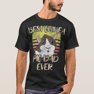 Camiseta Mejor Regalo Vintage De Pig Dad De Guinea Para Rod