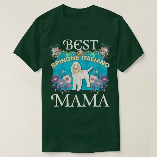 Camiseta Mejor Regalos De Spinone Italiano Mama Para Madres (Diseño del anverso)