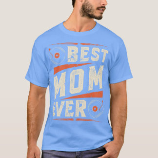 Camiseta Mejor registro de mamá de vinilo