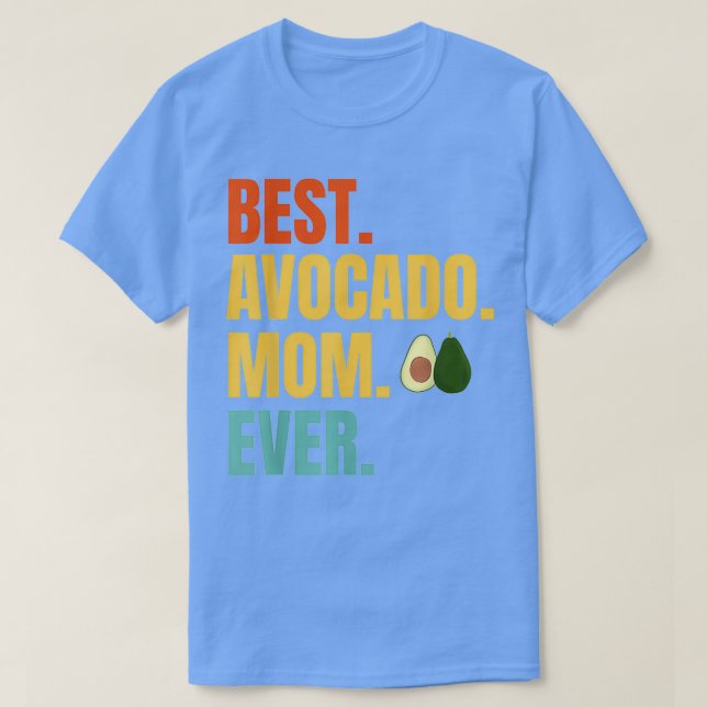 Camiseta Mejor retro de aguacate (Diseño del anverso)