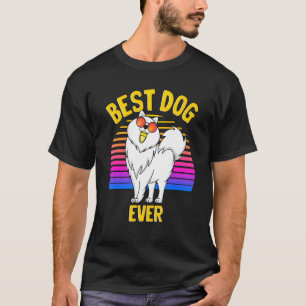 Camiseta Mejor Retro De Cachorro De Perro De Pomerania