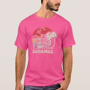 Camiseta Mejor retro vintage en las Bahamas tropical
