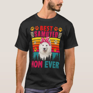 Camiseta Mejor Retro Vintage Mamá Jamás Cabeza De Perro Cut