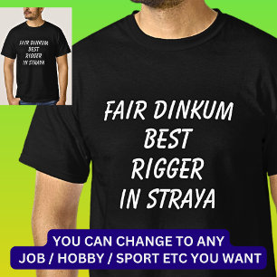 Camiseta Mejor RÍGER de Dinkum en Straya