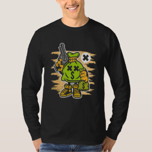 Camiseta Mejor Robo de Dinero Sea Buena Riqueza Ganando Din