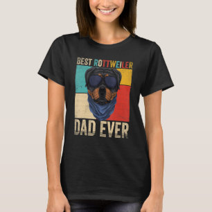 Camiseta Mejor Rottweiler Papá Nunca Dueño De Perro Rottie