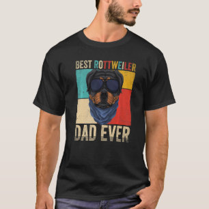 Camiseta Mejor Rottweiler Papá Nunca Dueño De Perro Rottie 