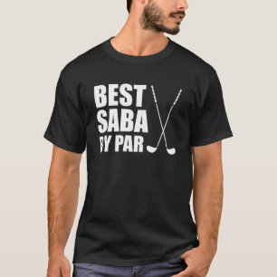 Camiseta Mejor Saba Del Abuelo Judío Par Golfer Pun