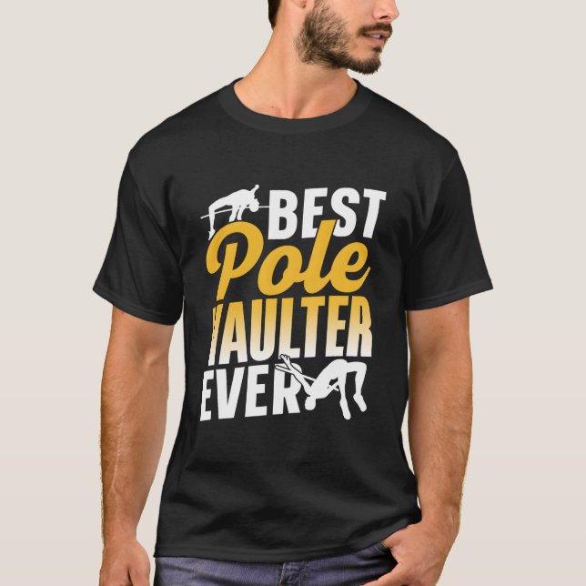 Camiseta Mejor saltador de pértiga de todos los tiempos afi (Anverso)