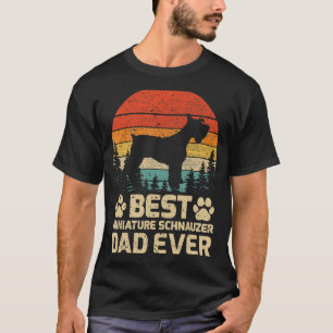 Camiseta Mejor Schnauzer Dad Ev