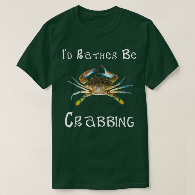 Camiseta Mejor Sea Crabbing Maryland Blue Crab (Diseño del anverso)