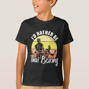 Camiseta Mejor ser boxeador de boxeo tailandés kickboxing d