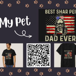Camiseta Mejor Shar Pei Dad