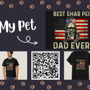 Camiseta Mejor Shar Pei Dad