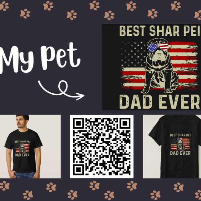 Camiseta Mejor Shar Pei Dad (Subido por el creador)