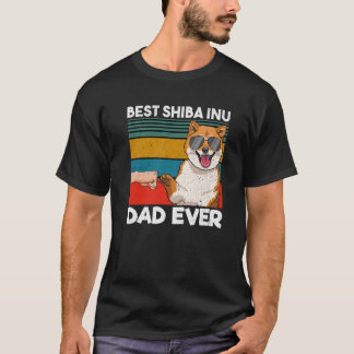 Camiseta Mejor Shiba Inu Papá Perro Papá Puño Prima