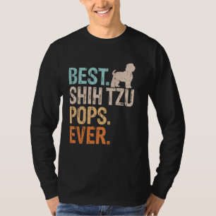 Camiseta Mejor Shih Tzu Pops Nunca Perro Lover Abuelo Graci