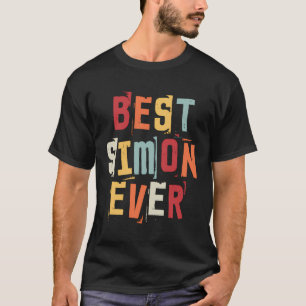 Camiseta Mejor Simón Siempre Popular Retro Nacimientos Simó