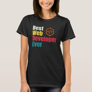 Camiseta Mejor sitio web de desarrollador web programador c
