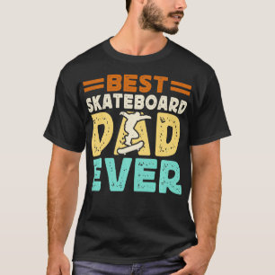 Camiseta Mejor Skateboard Dad Ever Vintage