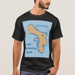 Camiseta Mejor snorkel y buceo desde la orilla en bonaire