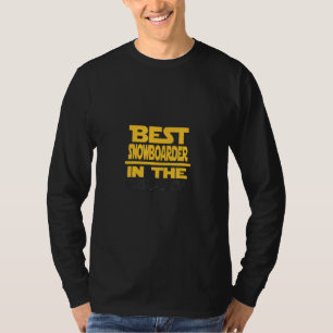Camiseta Mejor Snowboard En La Galaxia