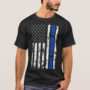 Camiseta Mejor sobrino de la familia patriótica bandera de