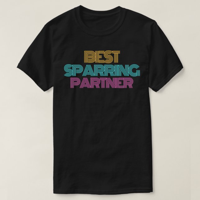 Camiseta Mejor socio de esparring (Diseño del anverso)