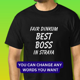 Camiseta Mejor software libre de Dinkum en Straya (Australi