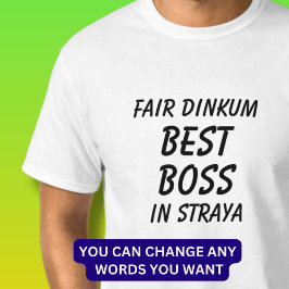 Camiseta Mejor software libre de Dinkum en Straya (Australi