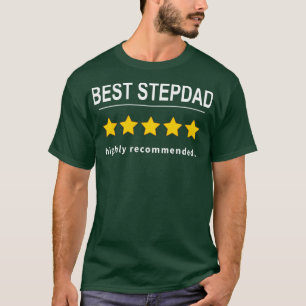 Camiseta Mejor Stepdad Altamente Recomendado