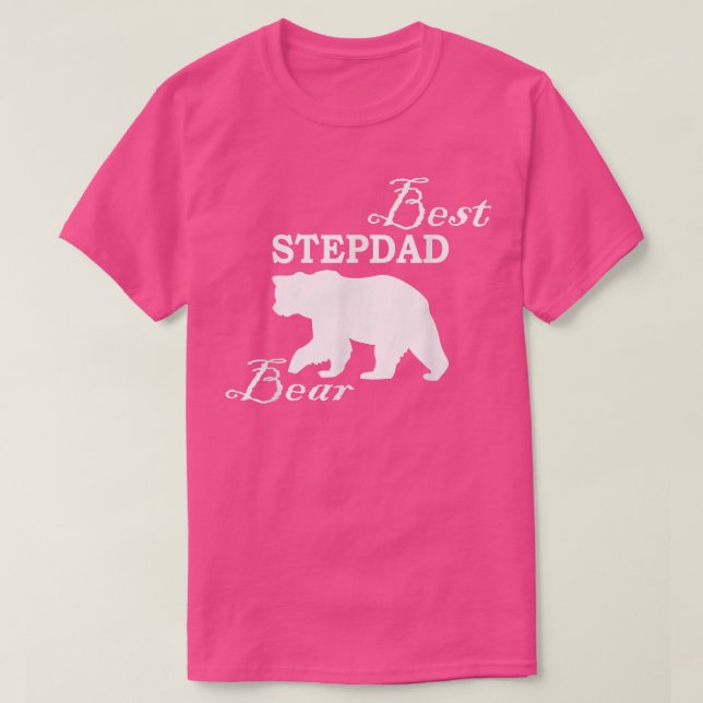 Camiseta Mejor Stepdad Bear (Diseño del anverso)