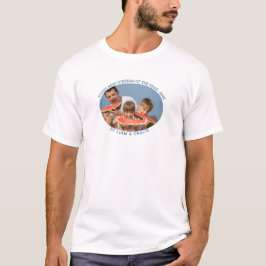 Camiseta Mejor Stepdad del Año Niños nombra a foto oval