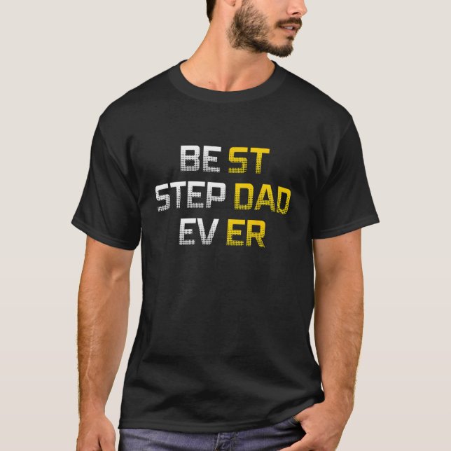 Camiseta Mejor Stepdad Familia Guay Step Dad (Anverso)