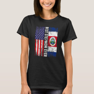 Camiseta Mejor Stephom Día de la Madre Costa Rica Bandera d