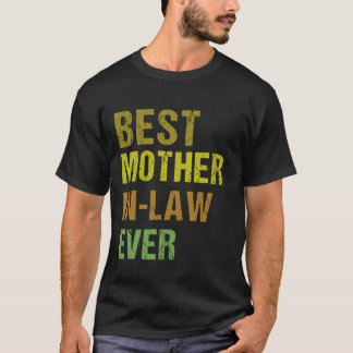 Camiseta Mejor suegra de familia divertida