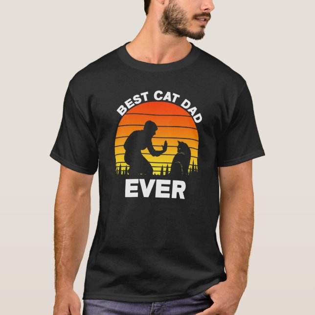 Camiseta Mejor Sunset De Regata De Gato (Anverso)