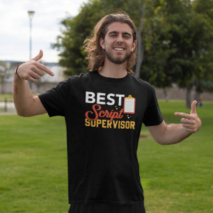 Camiseta Mejor Supervisor de Script - Campeón de Continuida