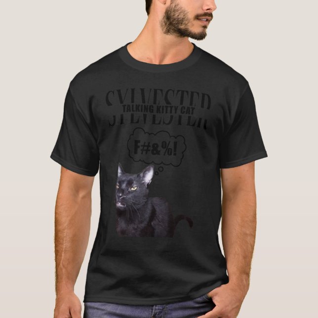 Camiseta Mejor Sylvester - ¡Hablando Gato Gato Gato M#_! Ca (Anverso)