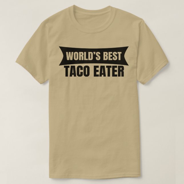 Camiseta Mejor Taco del Mundo (Diseño del anverso)