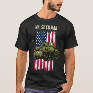 Camiseta Mejor Tanque Ww2 M4 Sherman Un Tanque Del Ejército