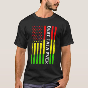 Camiseta Mejor Tata De Estados Unidos Bandera Funny Abuelo