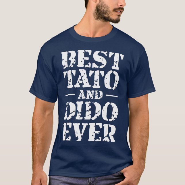 Camiseta Mejor Tato y Dido Nunca Ucrania Padre Día del Padr (Anverso)