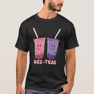 Camiseta Mejor té de burbuja de Kawaii Bes Teas Boba