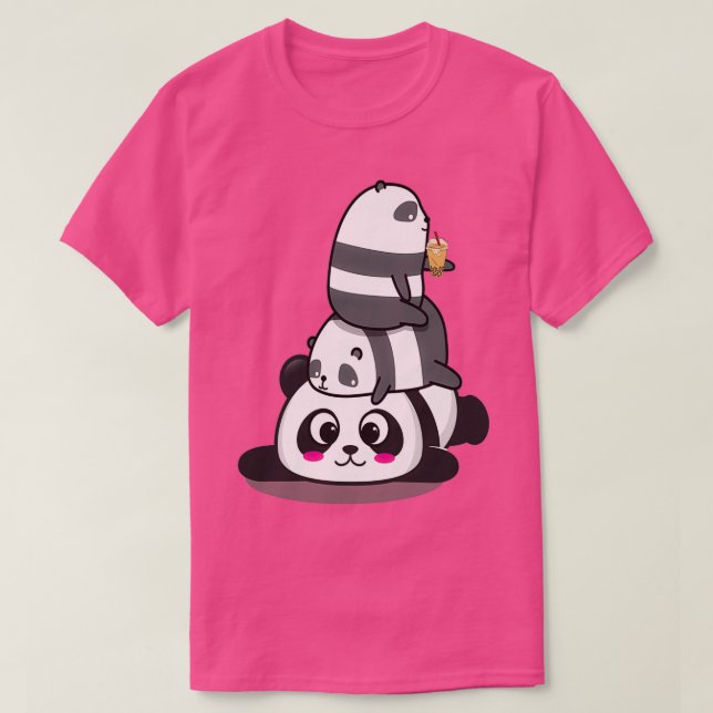 Camiseta Mejor Té de Burbuja Panda (Diseño del anverso)