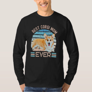 Camiseta Mejor té del día de la madre de perro de Corgi