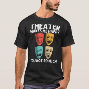 Camiseta Mejor Teatro Para Hombres Teatro Musical De Broadw