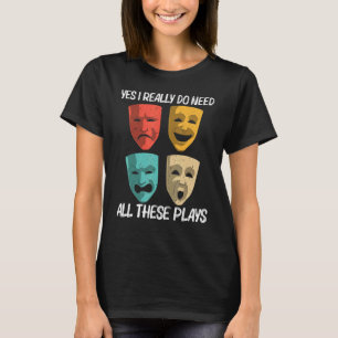 Camiseta Mejor Teatro Para Hombres Teatro Musical De Broadw